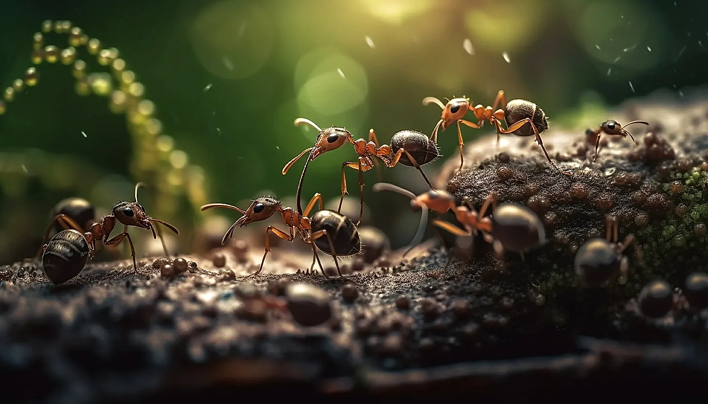 Ant trail — residential pest control Sacramento